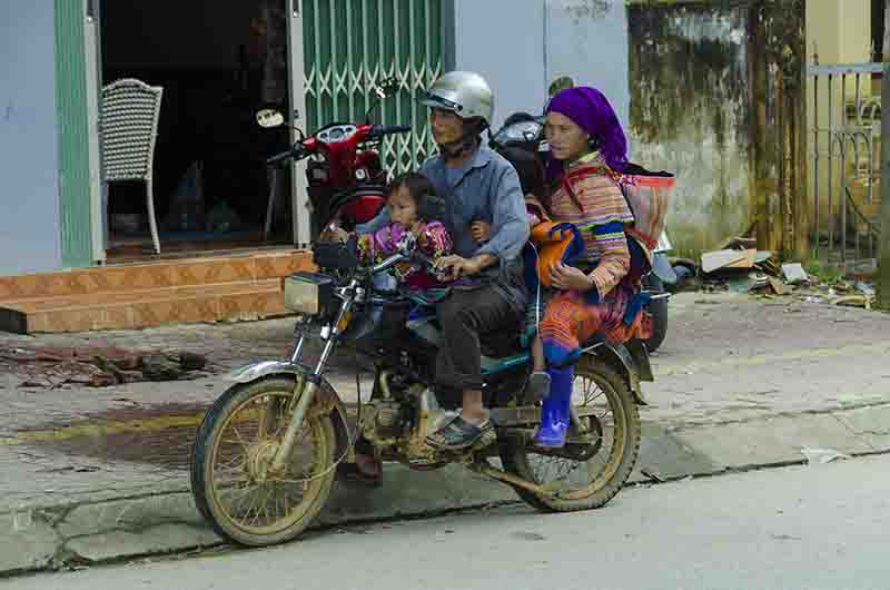 293 - Vietnam - Bac Ha - moto